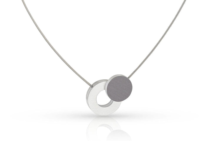 Collana con cerchietto colorato e un anello C265AG