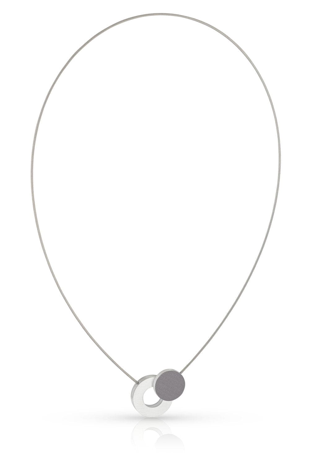 Collana con cerchietto colorato e un anello C265AG