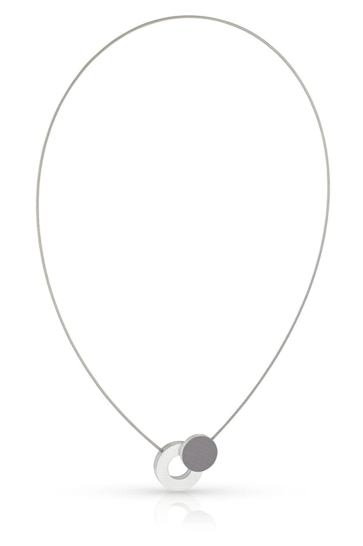 Collana con cerchietto colorato e un anello C265AG