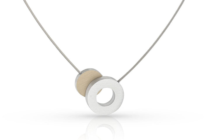 Collana con cerchietto colorato e un anello C265AG