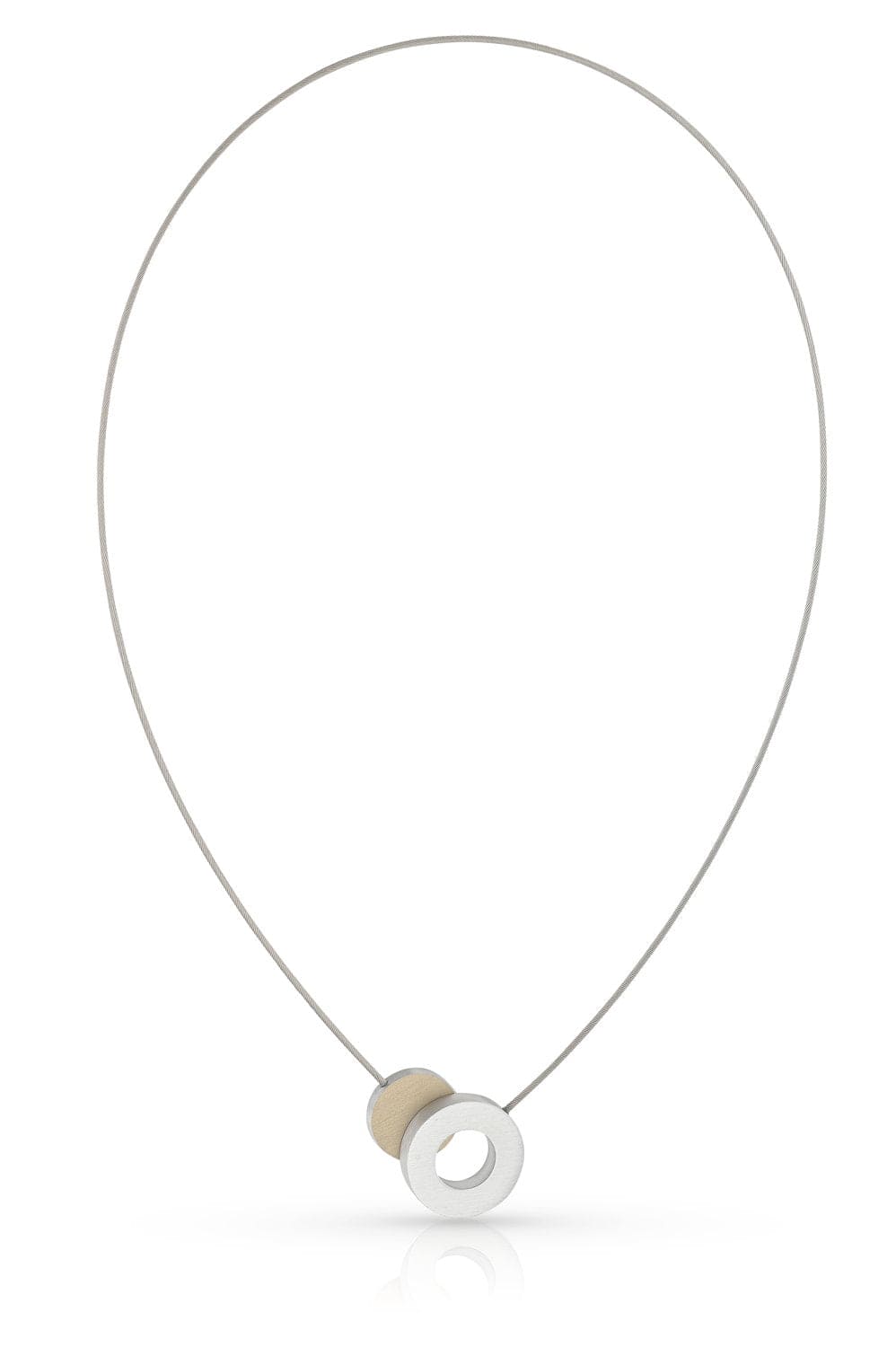 Collana con cerchietto colorato e un anello C265AG