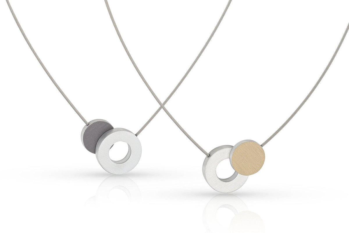 Collana Cerchietto colorato e un anello C265G