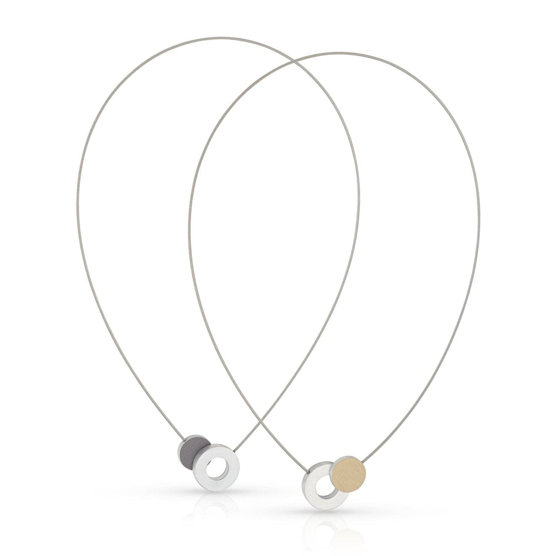 Collana con cerchietto colorato e un anello C265G