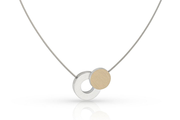 Collana con cerchietto colorato e un anello C265G