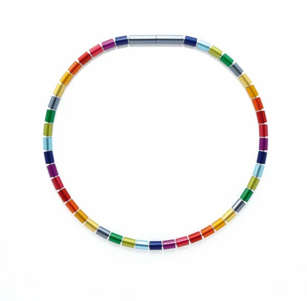 Collana con tubicini colorati Otra Cosa