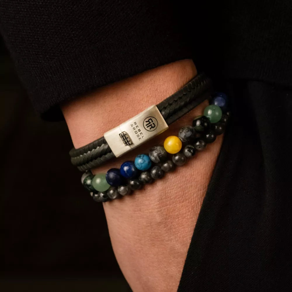 Ocean Reef - 8mm - Bracciale a Perline da Uomo