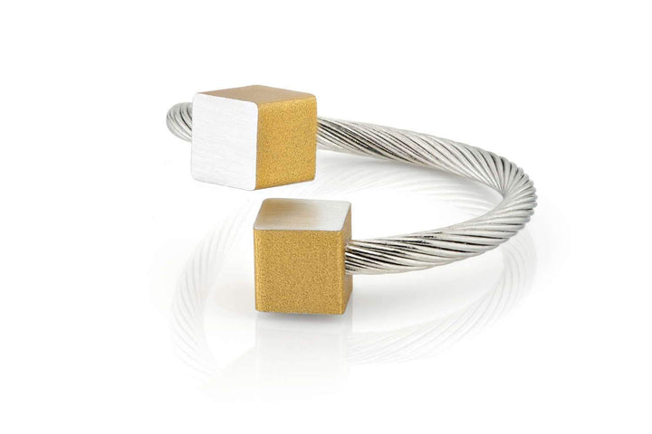 Anello Cubetti Color Oro|Giallo R4G