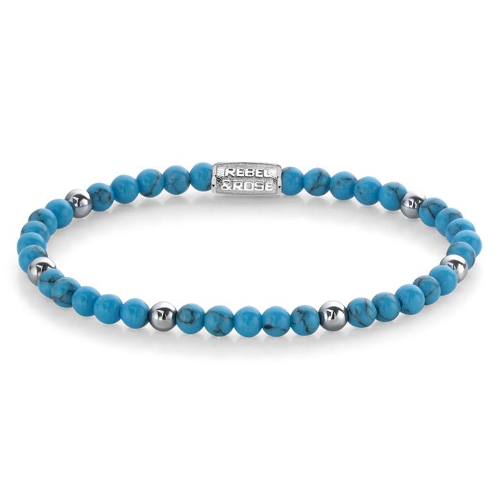 Turquoise Delight II - 4mm - Kralen Armband Dames