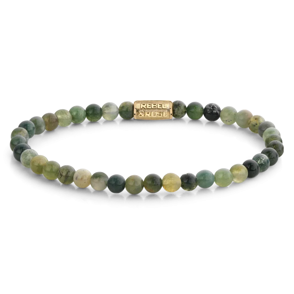 Secret Garden Yellowgold - 4 mm - Kralen Armband Dames
