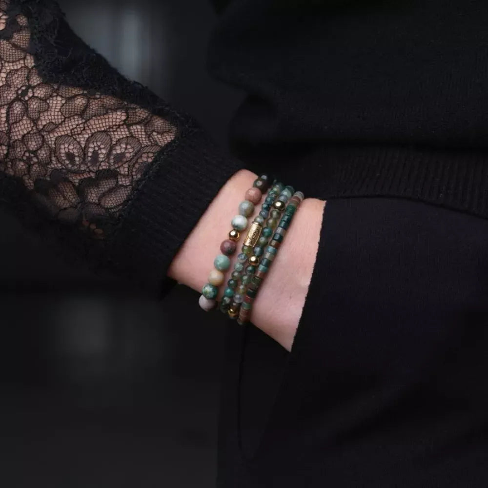 Secret Garden Yellowgold - 4 mm - Bracciale a Perline da Donna