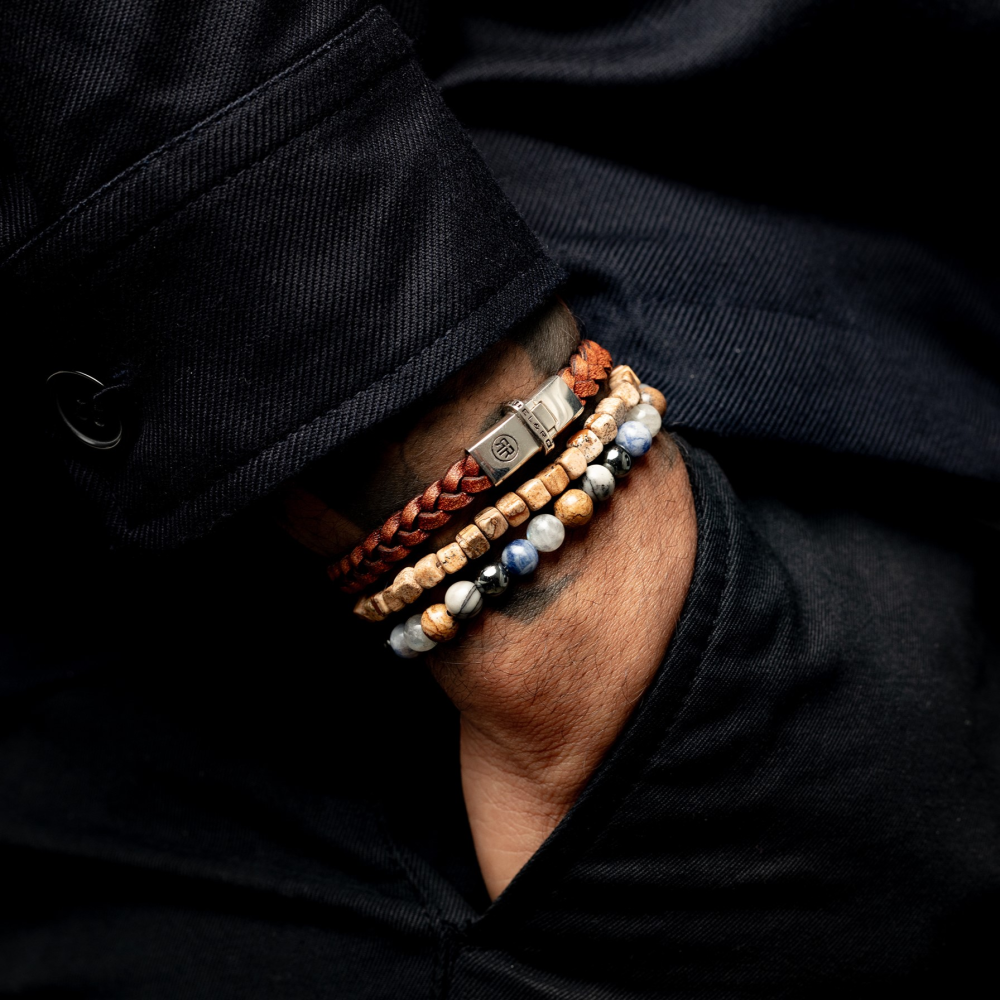 Sunny Days - 6mm - Bracciale a Perline da Uomo