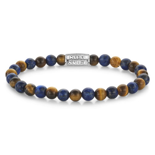 Mix Tiger Lapis - 6mm - Kralen Armband Heren