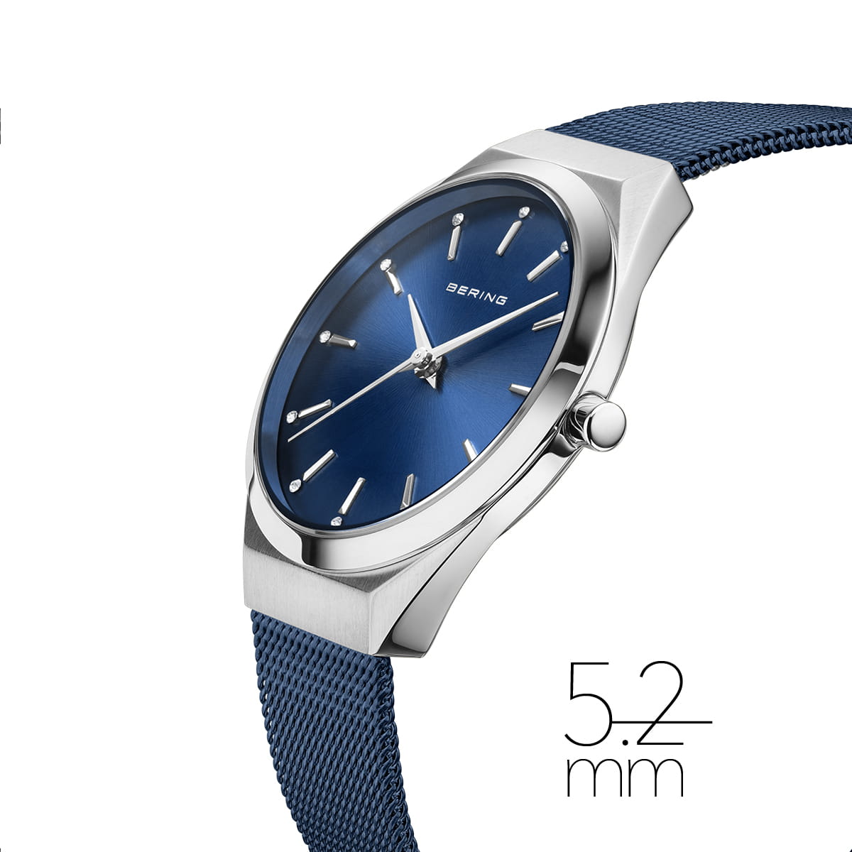 orologio unisex bering quadrante blu - 18729-307