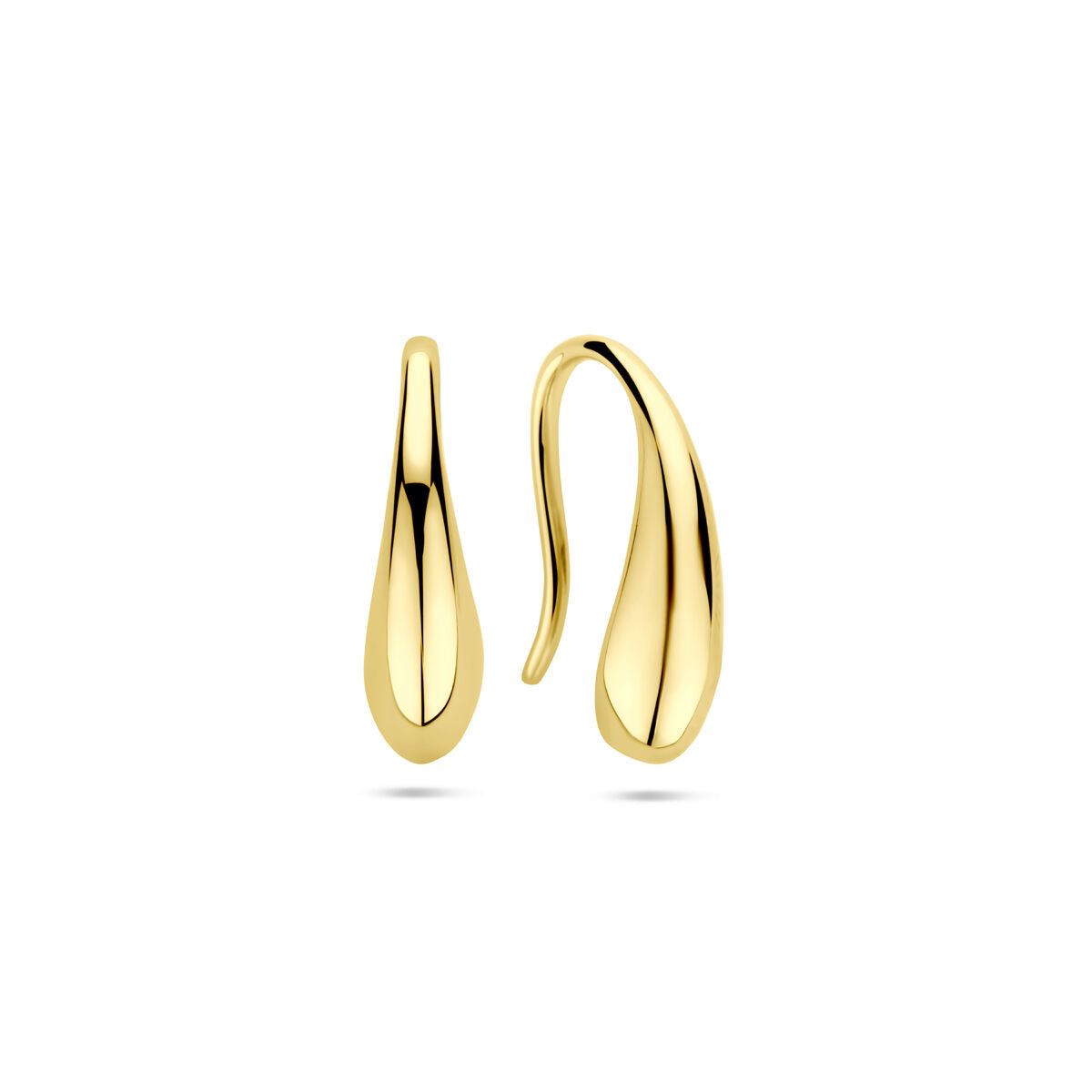 orecchini pendenti a goccia gancio francese 16,5 mm oro giallo 14K