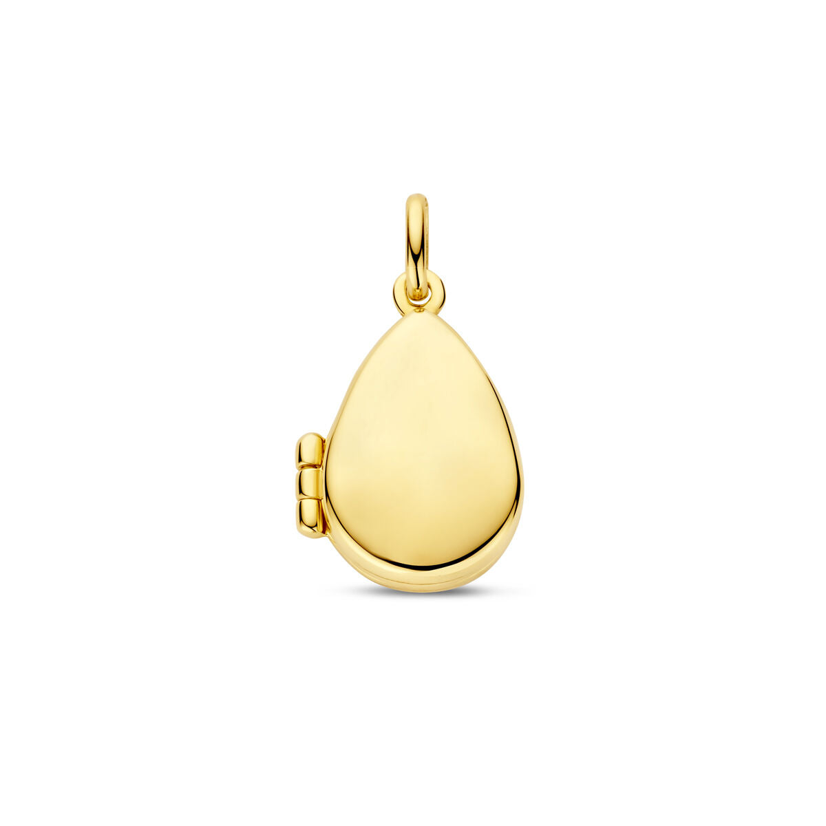 Ciondolo a goccia in oro giallo 14K di 20 mm.