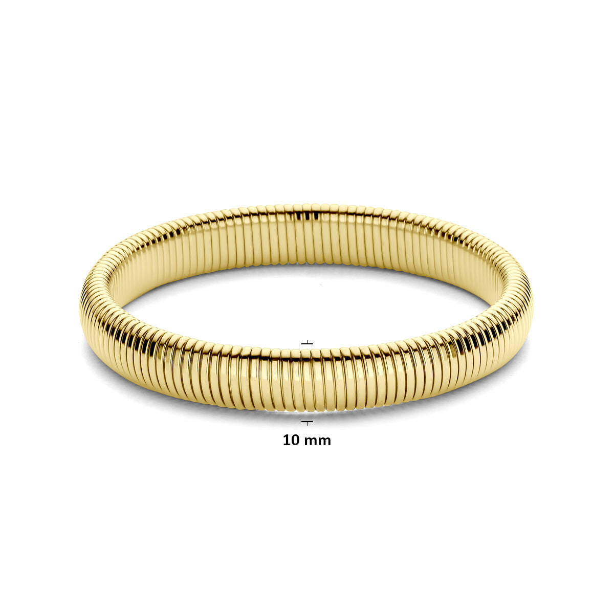 Bracciale tubogas in acciaio – ion plating color oro giallo