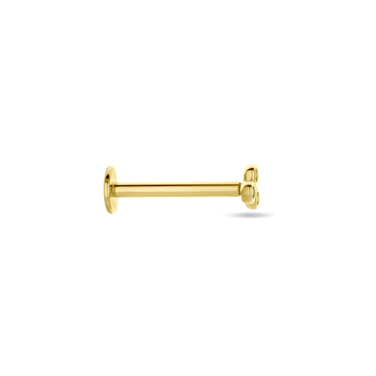 Piercing flat back zircone 3 mm oro giallo 14K