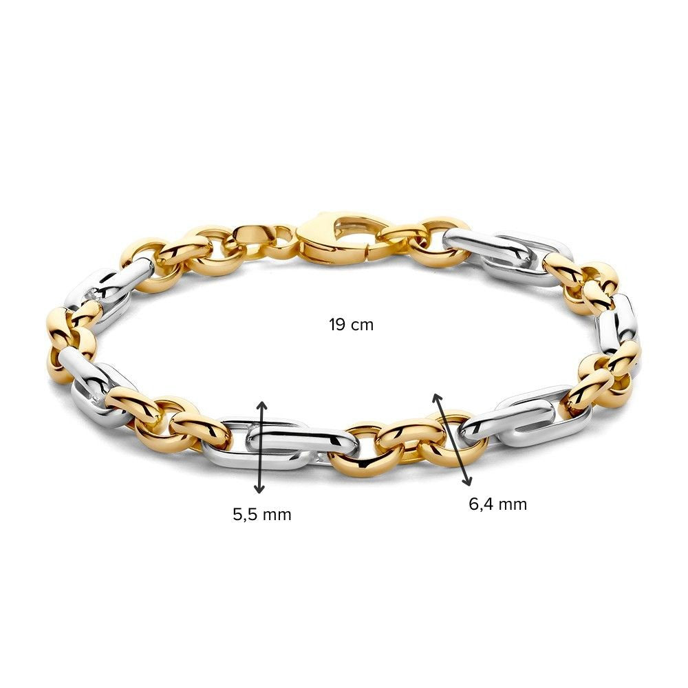 Bracciale bicolore