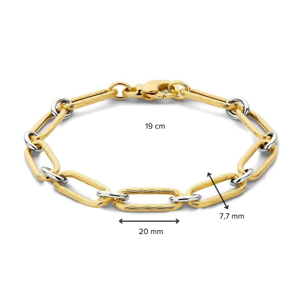 Bracciale bicolore