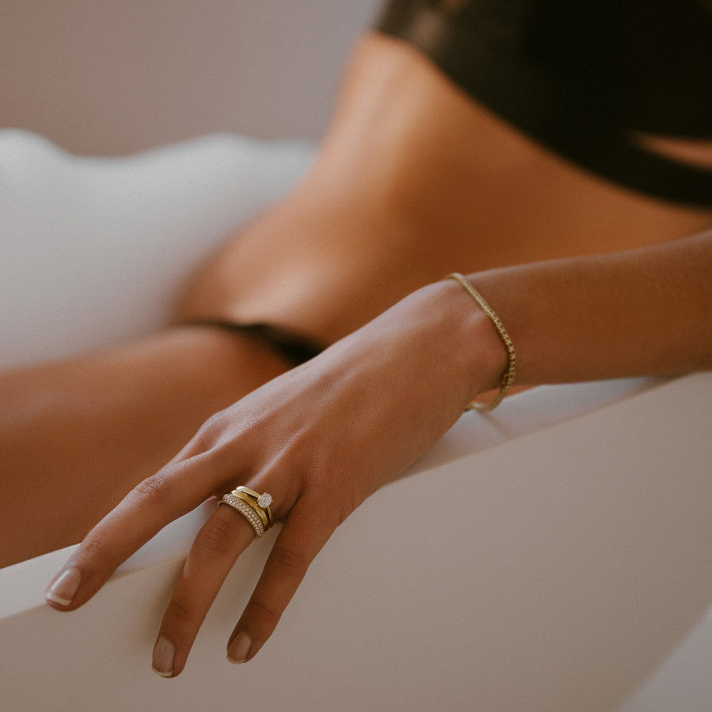 Bracciale Chloe 1,00 ct oro bianco