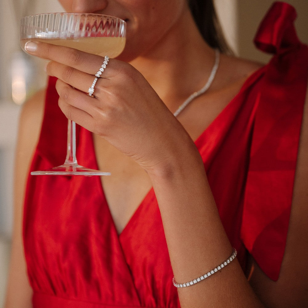 Bracciale Chloe 3,00 ct oro bianco