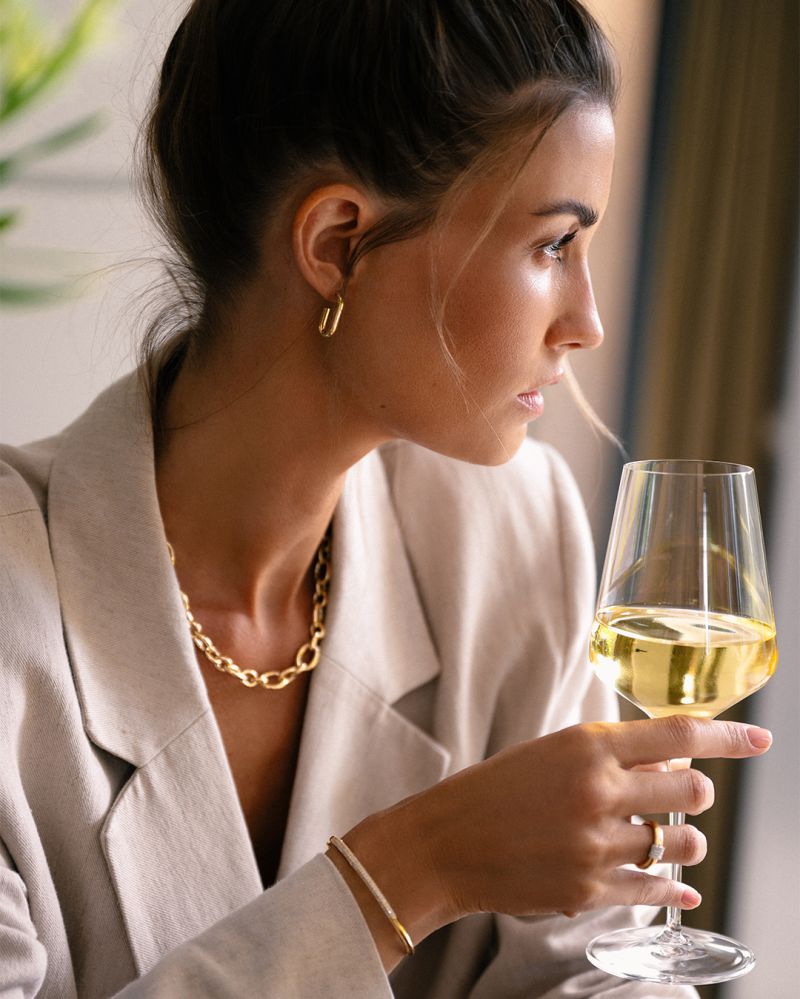 Bracciale rigido in oro giallo con diamante ad incastonatura pavé – Oro 14 carati, diamante 1,02 carati, bracciale di lusso da donna