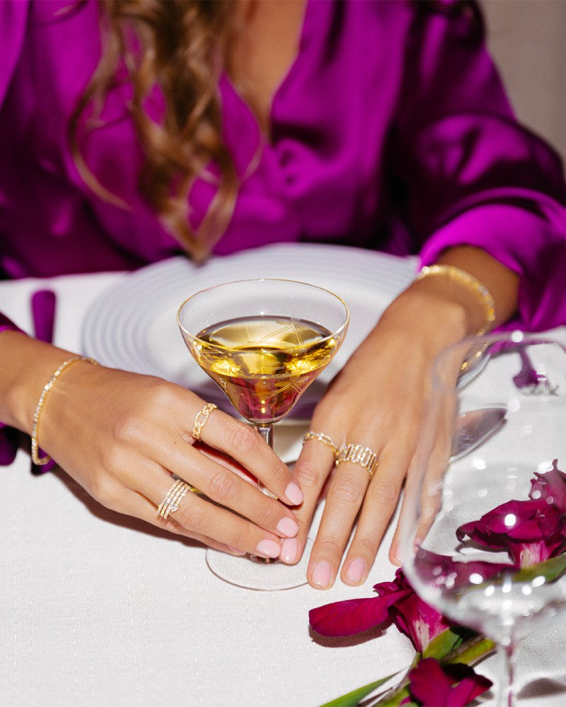 Bracciale Tennis in Oro Giallo con Diamanti Baguette e Brillanti – Oro 14 Carati, Diamante da 1,90 Carati, Bracciale di Lusso da Donna