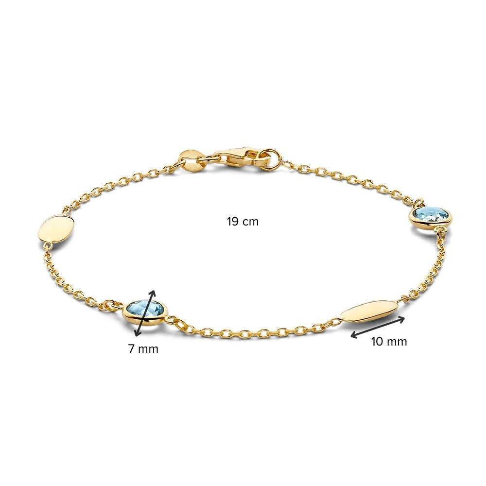 Bracciale oro giallo pietra preziosa