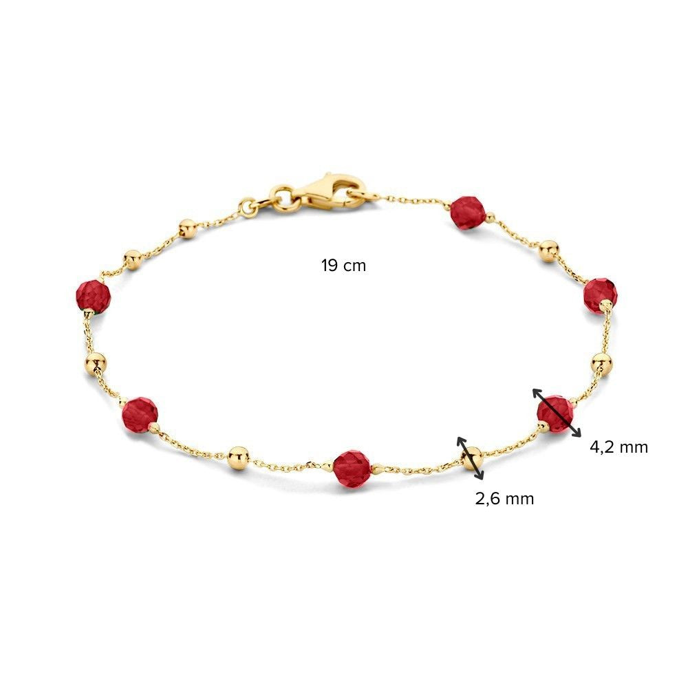 Bracciale oro giallo zirconia