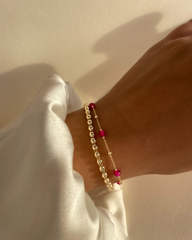 Bracciale oro giallo zirconia
