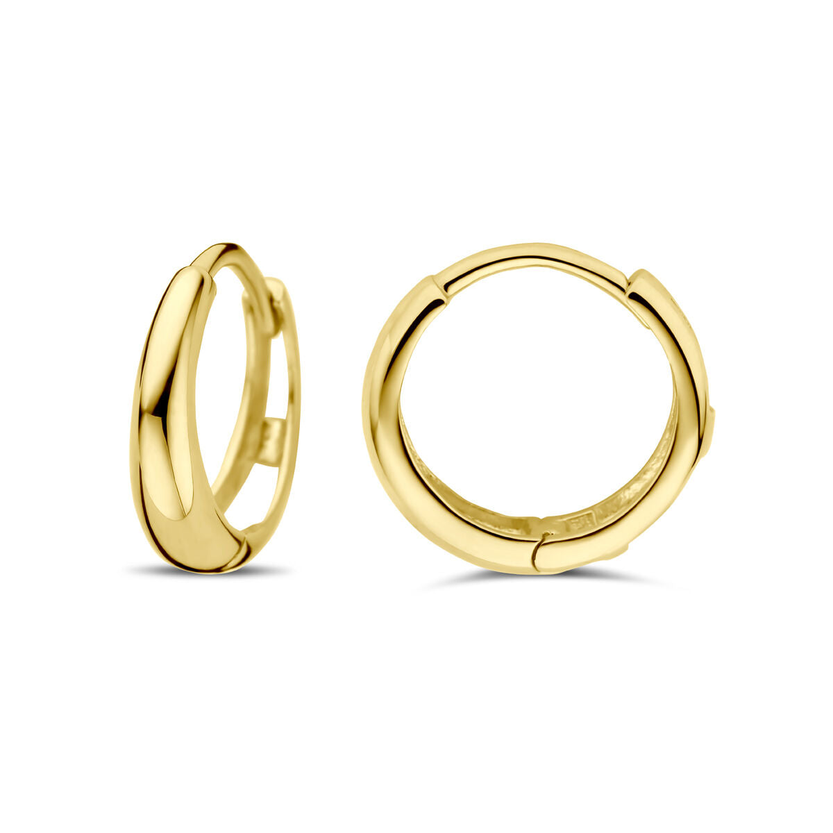 creole a cerniera 12,5 mm oro giallo 14K