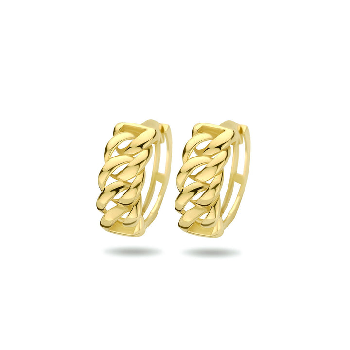 klapoorringen gourmet 13 mm 9 Karaat