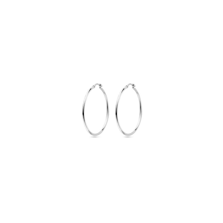 oorringen ronde buis 1,5 mm zilver gerhodineerd