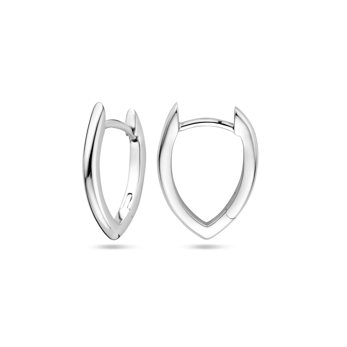 orecchini a cerchietto 2,0 mm argento rodiato