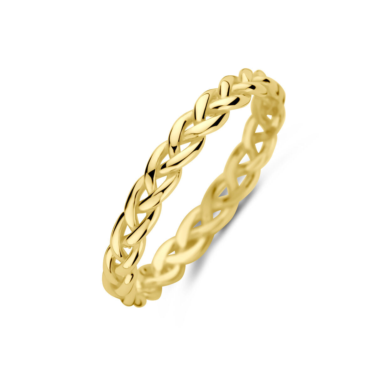 anello a maglia oro giallo 14K