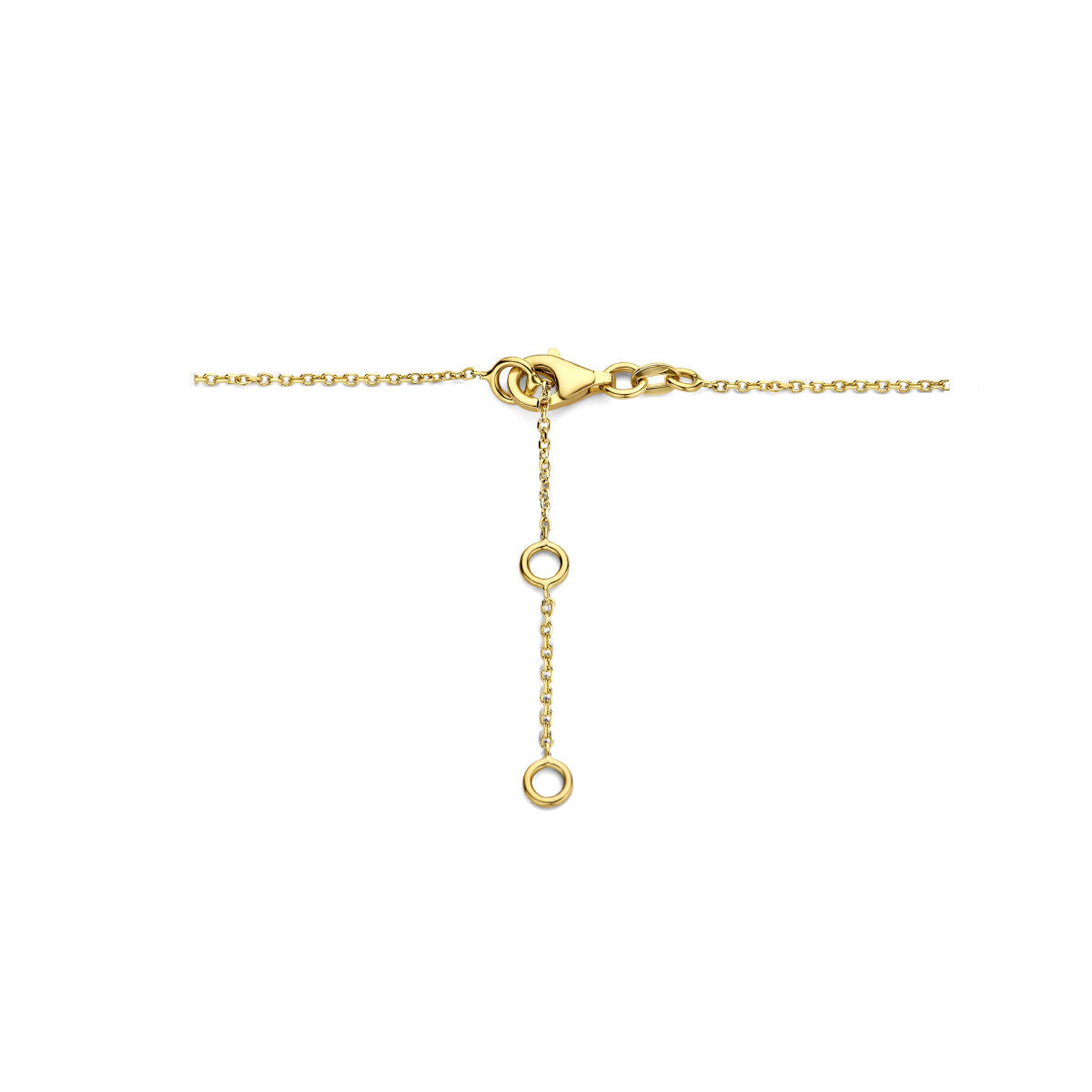 Gouden dames ketting parel 14K