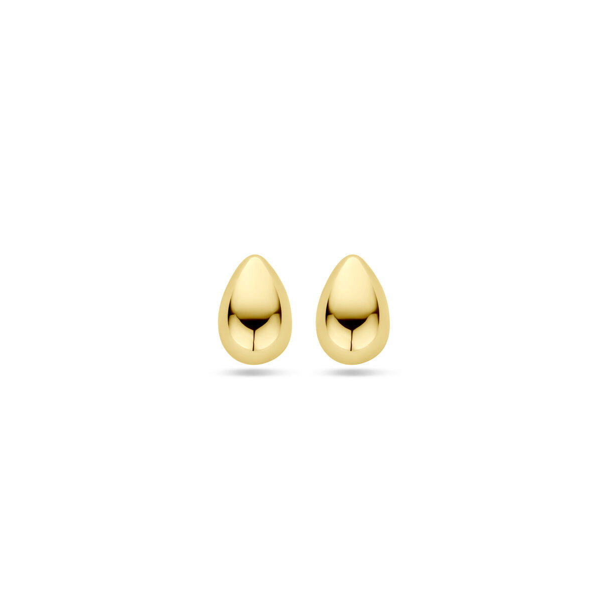 Orecchini a goccia in oro giallo 14K di 7,5 mm.
