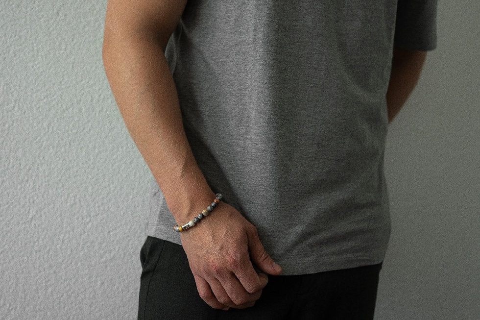 Bracciale a perline Mount Marble - 8mm