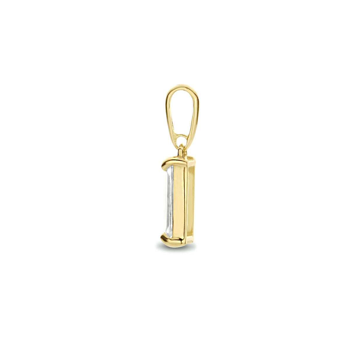 ciondolo zircone 14K oro giallo
