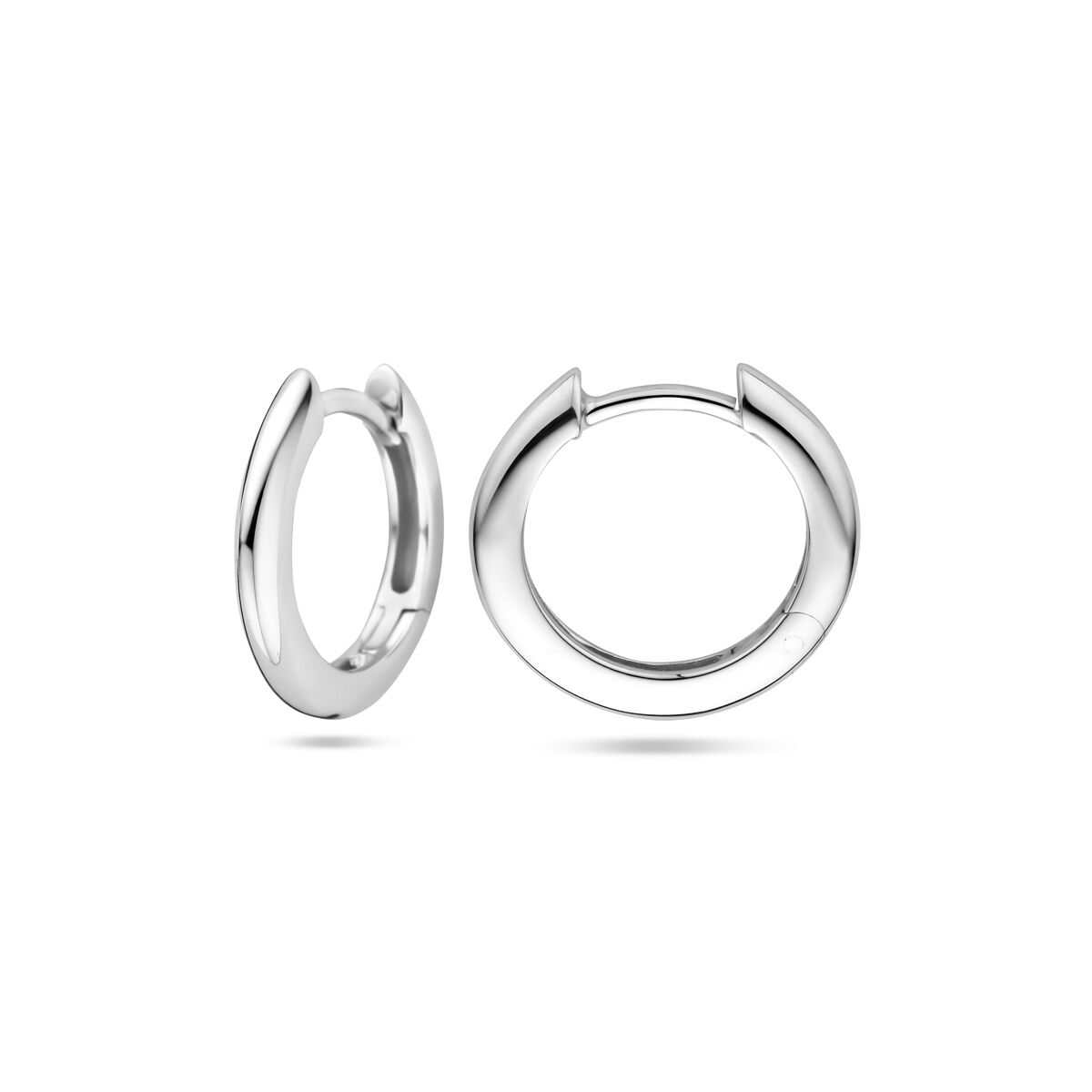 orecchini a cerchio 2,0 mm argento rodiato