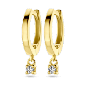 Orecchini in oro con diamante