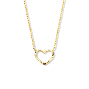 Collana in oro con cuore