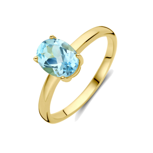 Anello in oro con pietra preziosa