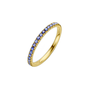 Anello in oro con zaffiro