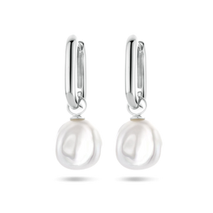Orecchini in argento con perla
