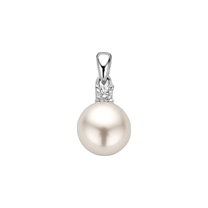 Ciondolo in argento con perla