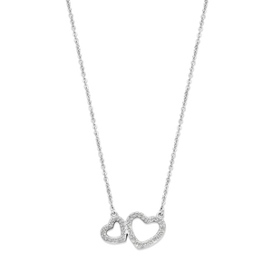 Collana in argento con cuore