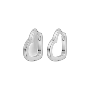 Orecchini a cuore in argento