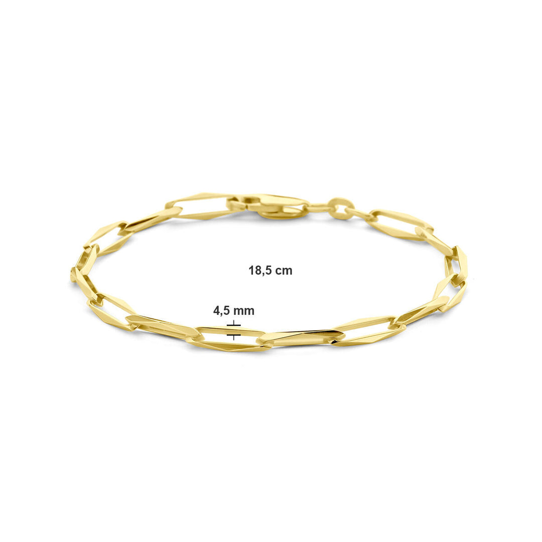 Gouden armband dames closed forever massief 14K