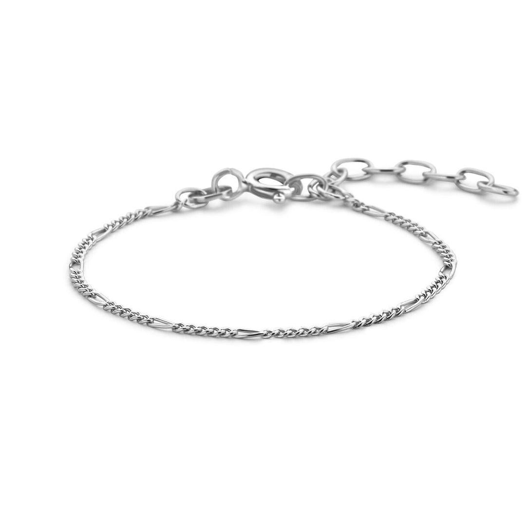 armband figaro 1,5 mm (kinder lengte) zilver gerhodineerd